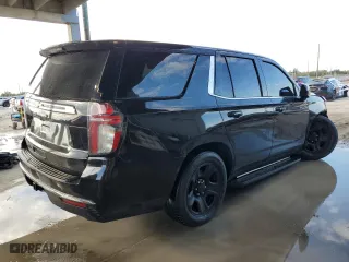 2021 Chevrolet Tahoe Commercial with VIN 1GNSCLED5MR291598, listed as a Copart auction lot 42577355 with 0 mi miles and Non Repairable. Bid and sale history available at carsss.com. Image 3.