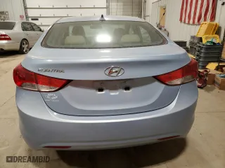 2011 Hyundai Elantra Ltd with VIN KMHDH4AE7BU146821, listed as a Copart auction lot 85974474 with 0 mi miles and Salvage Title. Bid and sale history available at carsss.com. Image 6.