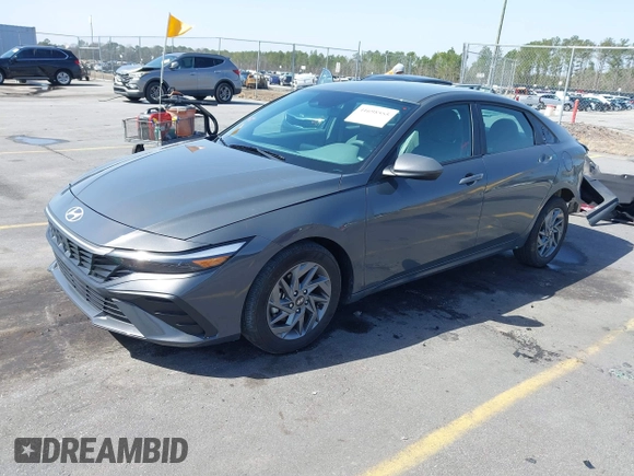 2024 Hyundai Elantra SEL with VIN KMHLM4DGXRU740964, listed as a IAAI auction lot 41698555 with 9,467 mi miles. Bid and sale history available at carsss.com. Image 19.