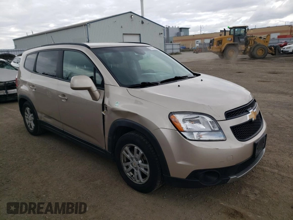 2012 Chevrolet Orlando 1LT z VIN KL77P2EMXCK561796, wystawiony jako Copart lot #75188244 z przebiegiem 131 868 mil mil oraz Tytuł czysty. Historia ofert i sprzedaży dostępna na DreamBid. Obrazek 4.