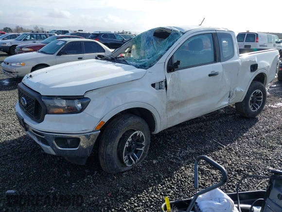 2019 Ford Ranger XL with VIN 1FTER1EH4KLA50191, listed as a IAAI auction lot 41654095 with 93,466 mi miles and . Bid and sale history available at DreamBid. Image 2.