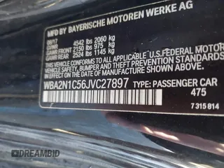 2018 BMW 2 Series M240i with VIN WBA2N1C56JVC27897, listed as a IAAI auction lot 41229981 with 39,492 mi miles. Bid and sale history available at carsss.com. Image 9.