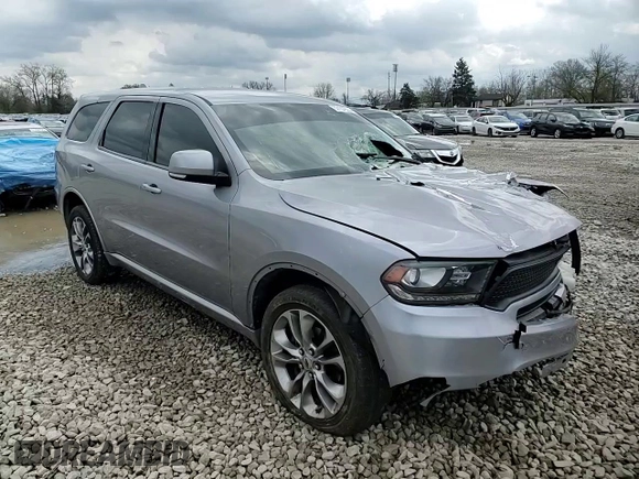 2019 Dodge Durango GT Plus with VIN 1C4RDJDG5KC550286, listed as a Copart auction lot 52127855 with 106,738 mi miles and Salvage title. Bid and sale history available at DreamBid. Image 12.