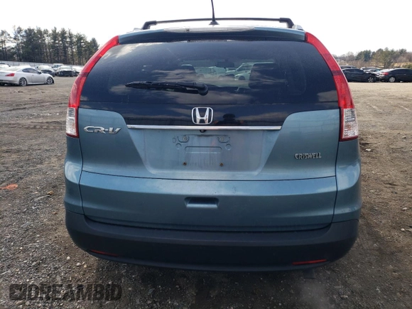 2013 Honda CR-V EX-L with VIN 2HKRM3H70DH523834, listed as a Copart auction lot 47344645 with 163,845 mi miles and Salvage Title. Bid and sale history available at DreamBid. Image 6.