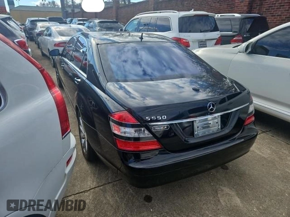 2007 Mercedes-Benz S 550 with VIN WDDNG71XX7A072453, listed as a Copart auction lot 84865234 with 155,116 mi miles and Clean Title. Bid and sale history available at DreamBid. Image 3.