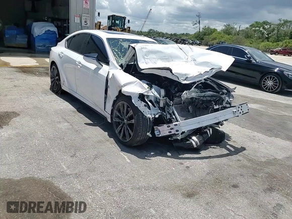 2023 Lexus IS with VIN JTHBZ1B29P5067372, listed as a Copart auction lot 65268064 with 27,021 mi miles and Non Repairable. Bid and sale history available at carsss.com. Image 10.