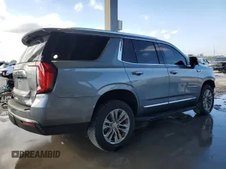 2021 GMC Yukon SLT with VIN 1GKS2BKD4MR123045, listed as a Copart auction lot 86637604 with 100,182 mi miles and Salvage Title. Bid and sale history available at carsss.com. Image 3.