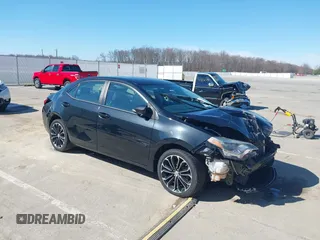 2016 Toyota Corolla L with VIN 5YFBURHE3GP540718, listed as a IAAI auction lot 41821750 with 89,365 mi miles. Bid and sale history available at carsss.com. Image 1.