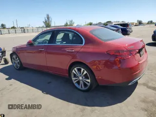 2024 Mercedes-Benz C 300 with VIN W1KAF4GB7RR188757, listed as a Copart auction lot 48664745 with 11,845 mi miles and Non Repairable. Bid and sale history available at carsss.com. Image 2.