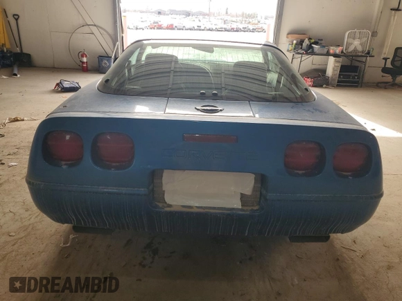1992 Chevrolet Corvette with VIN 1G1YY23PXN5118138, listed as a Copart auction lot 47565185 with Not provided miles and Salvage title. Bid and sale history available at DreamBid. Image 6.