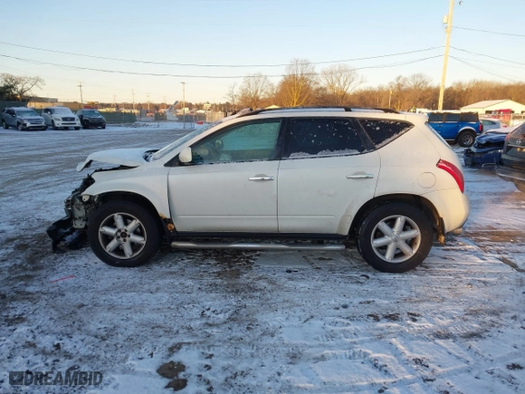 2004 Nissan Murano SL with VIN JN8AZ08T64W203023, listed as a IAAI auction lot 41294313 with 185,136 mi miles. Bid and sale history available at carsss.com. Image 14.