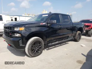 2022 Chevrolet Silverado 1500 Custom Trail Boss with VIN 3GCPYCEL0NG202920, listed as a Copart auction lot 75746104 with 30,676 mi miles and Salvage Title. Bid and sale history available at DreamBid. Image 1.