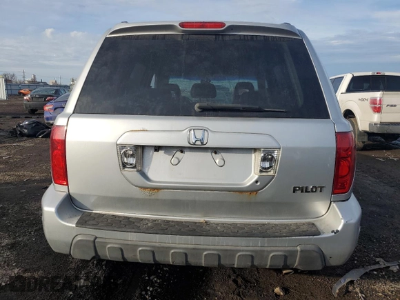 2005 Honda Pilot EX-L with RES with VIN 5FNYF18605B060711, listed as a Copart auction lot 46125755 with 193,062 mi miles and Salvage Title. Bid and sale history available at carsss.com. Image 6.