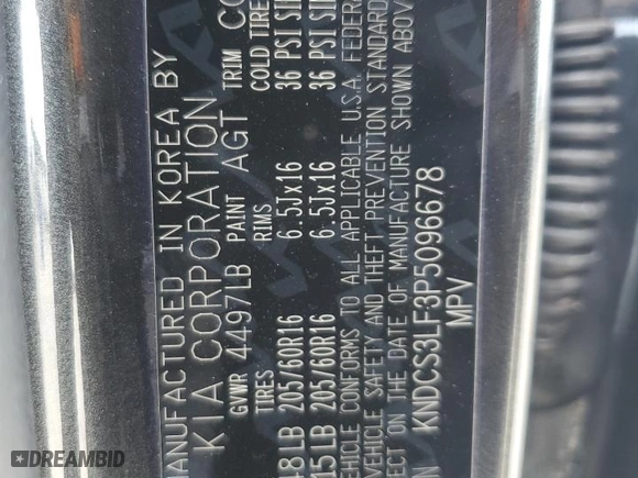 2023 Kia Niro Plug-In Hybrid EX with VIN KNDCS3LF3P5096678, listed as a Copart auction lot 71259724 with 10,879 mi miles and Salvage Title. Bid and sale history available at carsss.com. Image 13.
