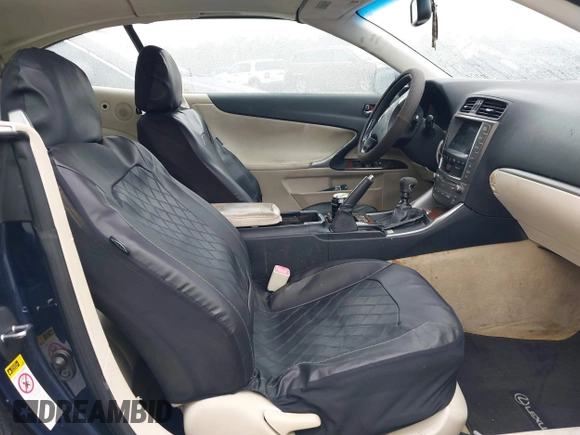 2011 Lexus IS 250 C with VIN JTHFF2C25B2519424, listed as a IAAI auction lot 41523202 with 216,624 mi miles and . Bid and sale history available at DreamBid. Image 5.