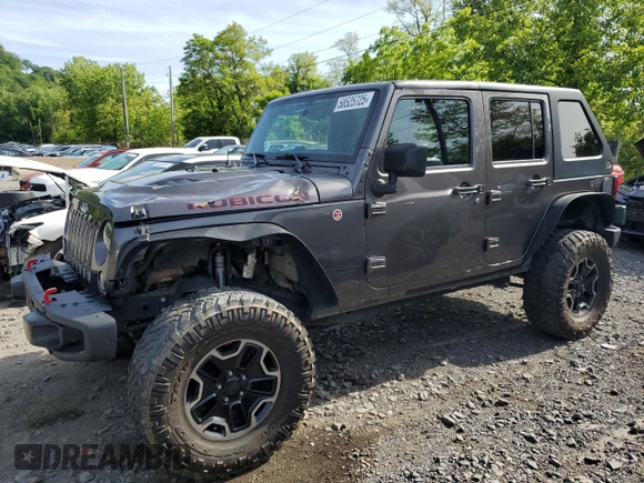 2016 Jeep Wrangler Unlimited Rubicon with VIN 1C4BJWFG4GL252209, listed as a Copart auction lot 58525725 with 46,604 mi miles and Salvage title. Bid and sale history available at DreamBid. Image 1.