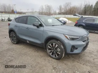 2023 Volvo C40 Recharge Pure Electric Ultimate with VIN YV4ED3GM6P2028112, listed as a Copart auction lot 84260024 with 36,742 mi miles and Salvage Title. Bid and sale history available at carsss.com. Image 4.