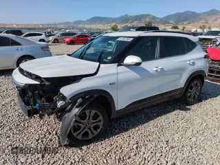 2023 Kia Seltos S with VIN KNDEUCAA2P7391611, listed as a Copart auction lot 61587965 with Not provided miles and Salvage title. Bid and sale history available at DreamBid. Image 1.