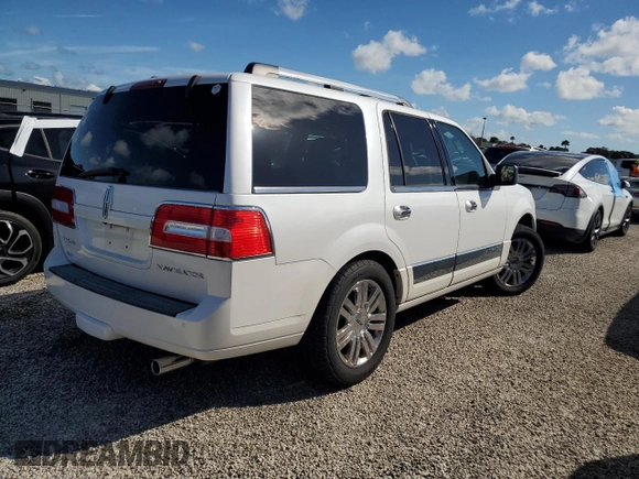 2009 Lincoln Navigator with VIN 5LMFU28599EJ01749, listed as a Copart auction lot 74461154 with Not provided miles and Salvage title. Bid and sale history available at DreamBid. Image 3.
