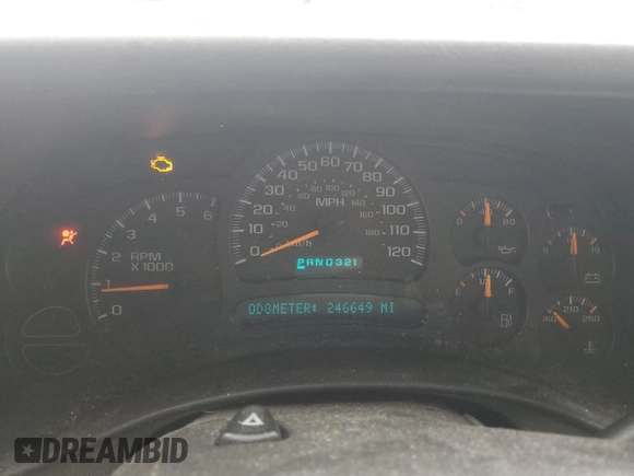 2005 Chevrolet Avalanche Z71 z VIN 3GNEK12Z55G207432, wystawiony jako Copart lot #50754205 z przebiegiem 246 649 mil mil oraz Szkoda całkowita • Salvage title. Historia ofert i sprzedaży dostępna na DreamBid. Obrazek 9.