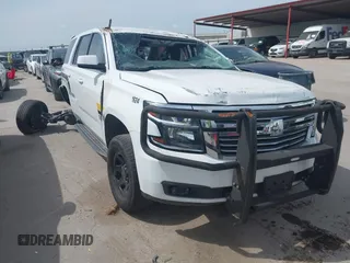 2016 Chevrolet Tahoe Commercial with VIN 1GNLCDEC9GR299693, listed as a IAAI auction lot 42630221 with 127,081 mi miles and . Bid and sale history available at DreamBid. Image 1.