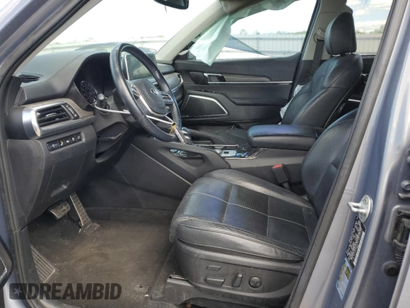 2020 Kia Telluride SX with VIN 5XYP5DHC4LG084960, listed as a Copart auction lot 53172905 with 74,757 mi miles and Salvage title. Bid and sale history available at DreamBid. Image 7.