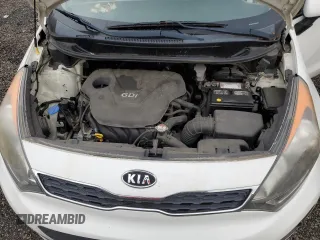 2012 Kia Rio EX with VIN KNADN5A39C6089980, listed as a Copart auction lot 80687434 with 128,952 mi miles and Clean Title. Bid and sale history available at carsss.com. Image 11.