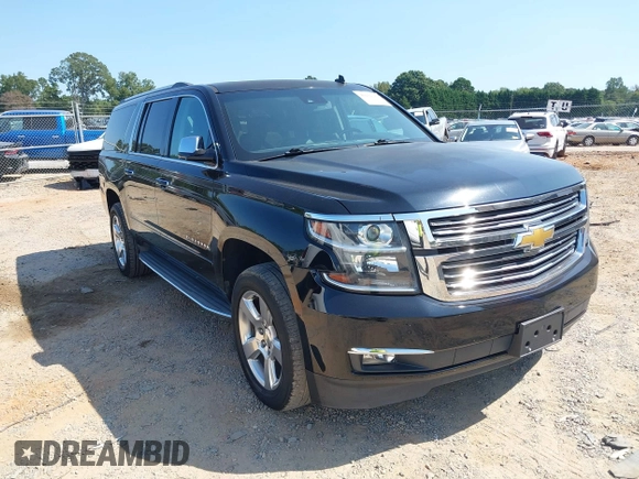 2015 Chevrolet Suburban LTZ with VIN 1GNSKKKC7FR205638, listed as a IAAI auction lot 40284367 with 103,530 mi miles and . Bid and sale history available at DreamBid. Image 1.