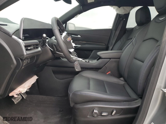 2025 Cadillac XT4 AWD Sport with VIN 1GYFZFR48SF115822, listed as a Copart auction lot 51958885 with 6,635 mi miles and Salvage Title. Bid and sale history available at carsss.com. Image 7.