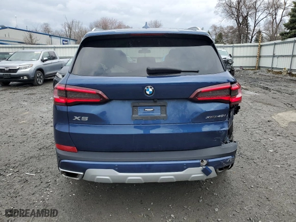 2023 BMW X5 xDrive40i with VIN 5UXCR6C02P9R52472, listed as a Copart auction lot 51175545 with 30,152 mi miles and Salvage Title. Bid and sale history available at carsss.com. Image 6.