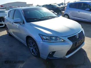 2014 Lexus CT 200h with VIN JTHKD5BH2E2180234, listed as a IAAI auction lot 41699706 with 72,500 mi miles and . Bid and sale history available at DreamBid. Image 1.