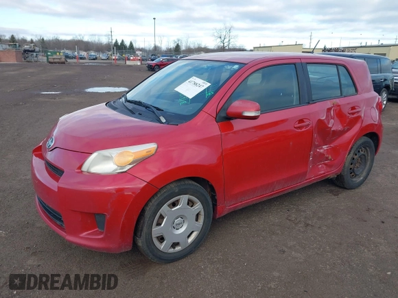 2008 Scion xD with VIN JTKKU104X8J016744, listed as a IAAI auction lot 41788247 with 233,379 mi miles. Bid and sale history available at carsss.com. Image 2.
