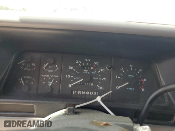 1994 Ford Ranger Splash with VIN 1FTCR14X6RPB33964, listed as a Copart auction lot 57326255 with 70,662 mi miles and Salvage title. Bid and sale history available at DreamBid. Image 9.
