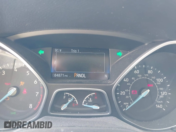 2016 Ford Focus SE with VIN 1FADP3F26GL350240, listed as a IAAI auction lot 41997300 with 84,871 mi miles. Bid and sale history available at carsss.com. Image 7.