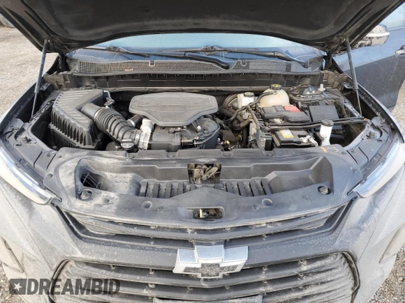 2020 Chevrolet Blazer LT with VIN 3GNKBJRS7LS695269, listed as a Copart auction lot 87037324 with 69,433 mi miles and Salvage title. Bid and sale history available at DreamBid. Image 12.