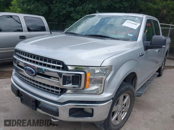 2019 Ford F-150 XL with VIN 1FTFX1E59KKC12581, listed as a IAAI auction lot 42534086 with 152,955 mi miles and . Bid and sale history available at DreamBid. Image 2.