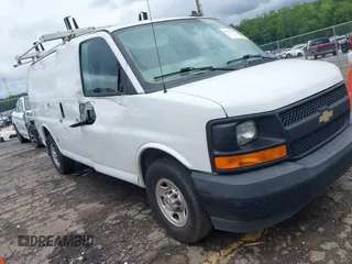2017 Chevrolet Express Cargo with VIN 1GCWGAFF7H1345734, listed as a IAAI auction lot 42438389 with 184,130 mi miles and . Bid and sale history available at DreamBid. Image 1.