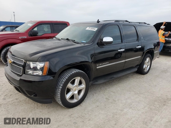 2013 Chevrolet Suburban LTZ with VIN 1GNSCKE07DR363506, listed as a Copart auction lot 75138994 with 83,532 mi miles and Non Repairable. Bid and sale history available at carsss.com. Image 1.