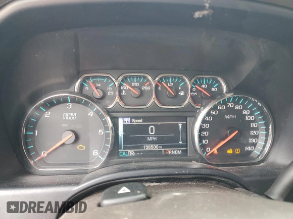 2015 Chevrolet Silverado 1500 LT with VIN 1GCRCREH4FZ387609, listed as a Copart auction lot 45706205 with 136,500 mi miles and Salvage Title. Bid and sale history available at carsss.com. Image 9.