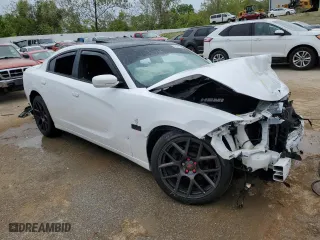 2018 Dodge Charger Daytona with VIN 2C3CDXCT1JH247996, listed as a Copart auction lot 50753073 with 0 mi miles and Salvage Title. Bid and sale history available at carsss.com. Image 4.