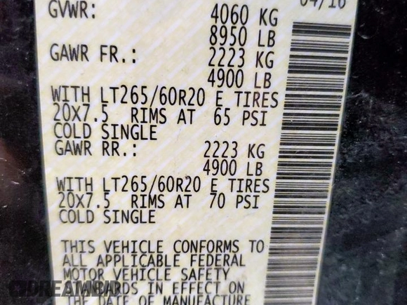 2016 Nissan Titan Pro-4X with VIN 1N6BA1F44GN509606, listed as a Copart auction lot 62336625 with 258,040 mi miles and Salvage title. Bid and sale history available at DreamBid. Image 12.