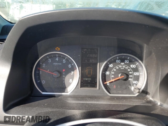 2009 Honda CR-V LX with VIN 5J6RE48369L030141, listed as a Copart auction lot 79566954 with 235,353 mi miles and Salvage Title. Bid and sale history available at carsss.com. Image 9.