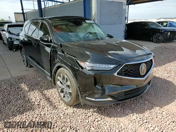 2023 Acura MDX w/Technology Package with VIN 5J8YE1H45PL042305, listed as a Copart auction lot 68104074 with 21,875 mi miles and Salvage Title. Bid and sale history available at carsss.com. Image 11.