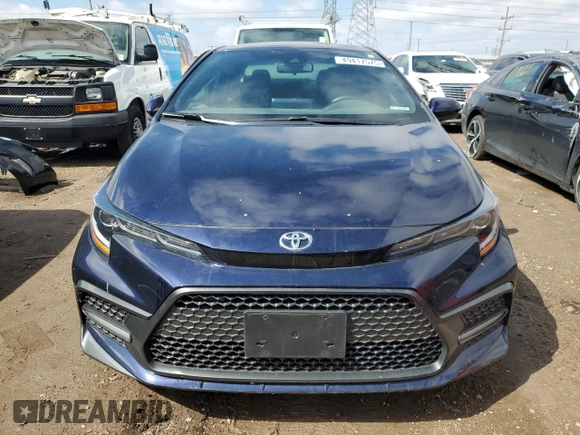 2022 Toyota Corolla SE with VIN 5YFS4MCE3NP116527, listed as a Copart auction lot 49417575 with 35,907 mi miles and Salvage Title. Bid and sale history available at carsss.com. Image 5.