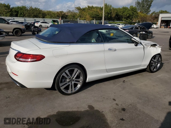 2019 Mercedes-Benz C 300 with VIN WDDWK8DB4KF792402, listed as a Copart auction lot 48070115 with 45,648 mi miles and Non Repairable. Bid and sale history available at carsss.com. Image 3.