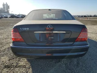 2003 Mercedes-Benz S-Class 5.0L with VIN WDBNG75JX3A376780, listed as a Copart auction lot 83376234 with 202,472 mi miles and Clean Title. Bid and sale history available at carsss.com. Image 6.