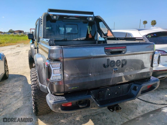 2021 Jeep Gladiator Texas Trail with VIN 1C6JJTAM6ML508229, listed as a Copart auction lot 74991134 with 0 mi miles and Non Repairable. Bid and sale history available at carsss.com. Image 6.