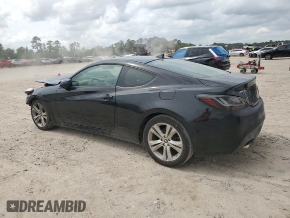 2011 Hyundai Genesis Coupe with VIN KMHHT6KDXBU064275, listed as a Copart auction lot 55159245 with 134,781 mi miles and Salvage title. Bid and sale history available at DreamBid. Image 2.