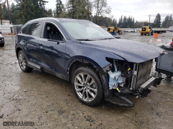 2018 Mazda CX-9 Grand Touring with VIN JM3TCBDY0J0221445, listed as a Copart auction lot 46353775 with 56,039 mi miles and Salvage Title. Bid and sale history available at carsss.com. Image 4.