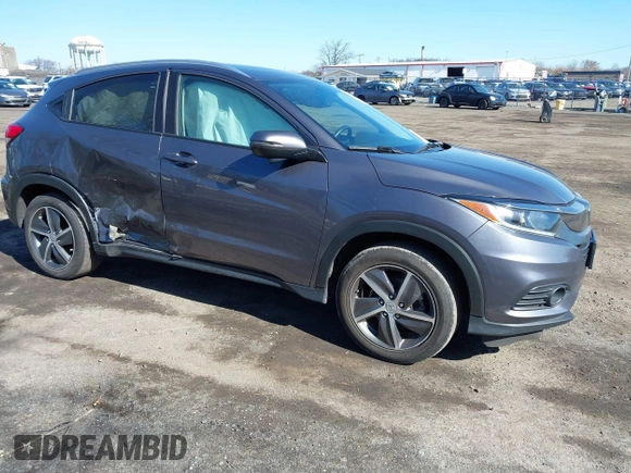 2022 Honda HR-V EX-L with VIN 3CZRU6H78NM731354, listed as a IAAI auction lot 41900197 with 63,729 mi miles. Bid and sale history available at carsss.com. Image 1.